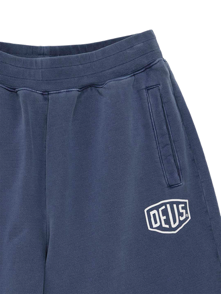 Deus ex Machina Cotton Shield Dyed Shorts, Mechanic Blue - view 2, Mechanic Blue