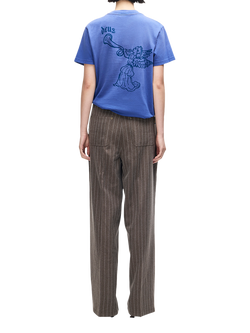 Deus ex Machina Honk! Cotton T-Shirt, Limoges Blue - view 2, Limoges Blue