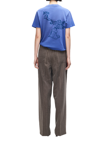 Deus ex Machina Honk! Cotton T-Shirt, Limoges Blue - view 2, Limoges Blue