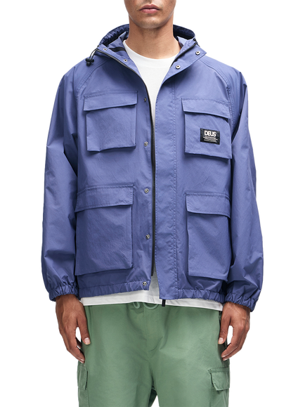 Deus ex Machina Dawny Anorak Jacket, Mechanic Blue, Mechanic Blue