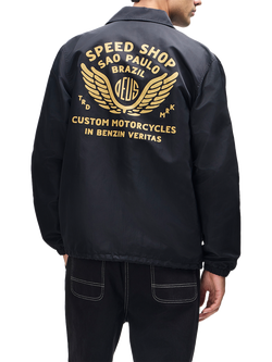Deus ex Machina Munificence Coach Jacket, Black - view 2, Black
