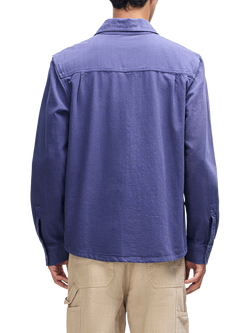 Deus ex Machina Chambray Shirt, Mid Indigo - view 2, Mid Indigo