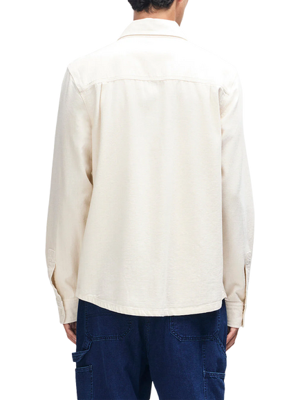 Deus ex Machina Vacay Cotton Regular Fit Check Chambray Shirt, Natural - view 2, Natural