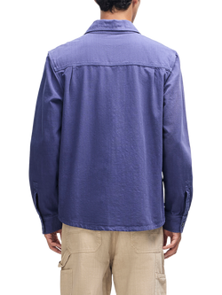 Deus ex Machina Vacay Cotton Regular Fit Check Shirt, Mechanic Blue - view 2, Mechanic Blue