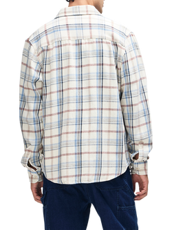Deus ex Machina Vacay Cotton Regular Fit Check Shirt, Natural Check - view 2, Natural Check