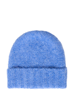 ICHI Mona Beanie Hat, Blue Yonder