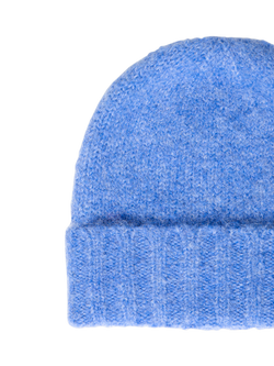 ICHI Mona Beanie Hat - view 2, Blue Yonder
