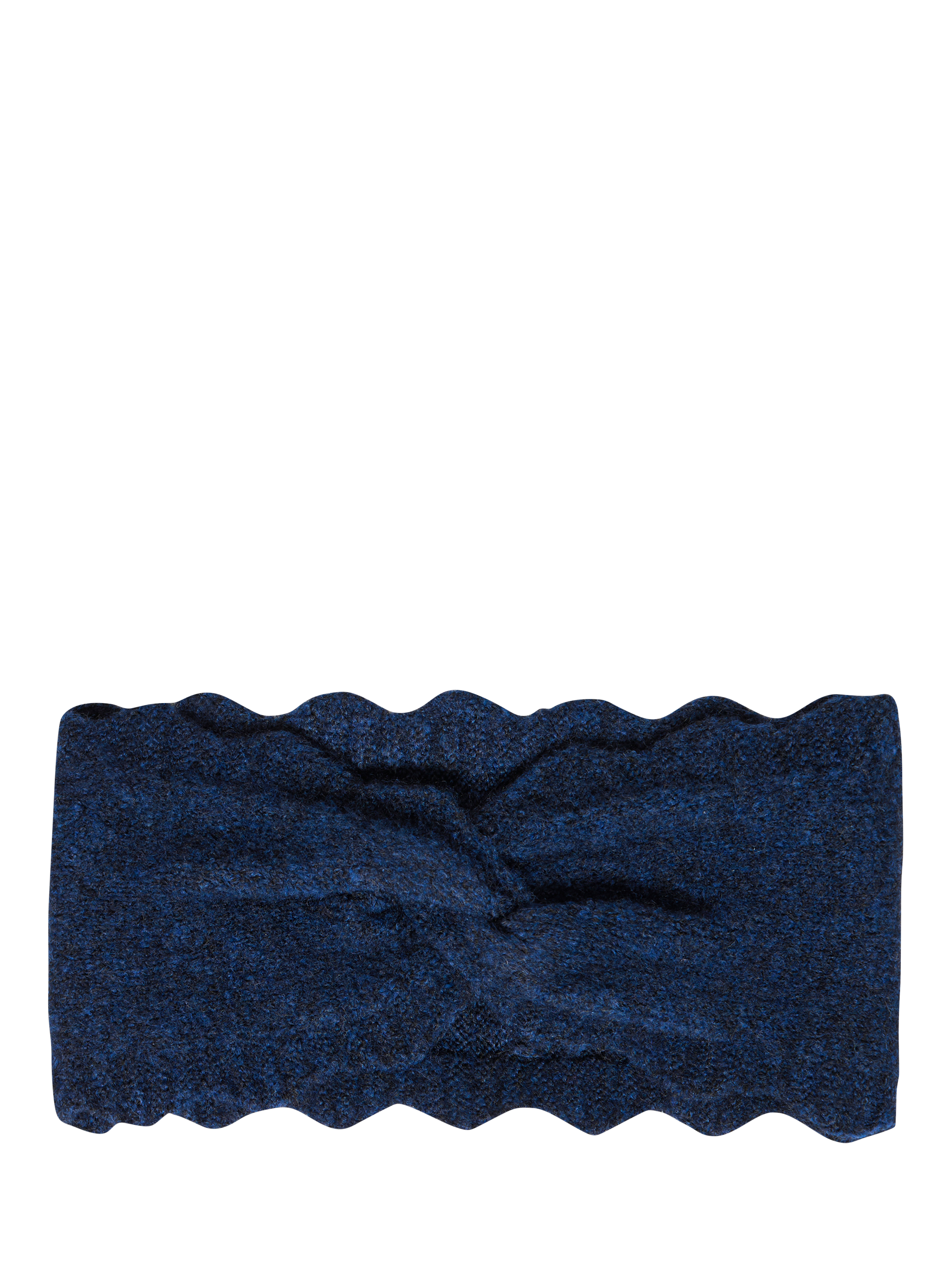 Product image 1 of 3, which shows ICHI Macha Knitted Headband, Total Eclipse, One Size