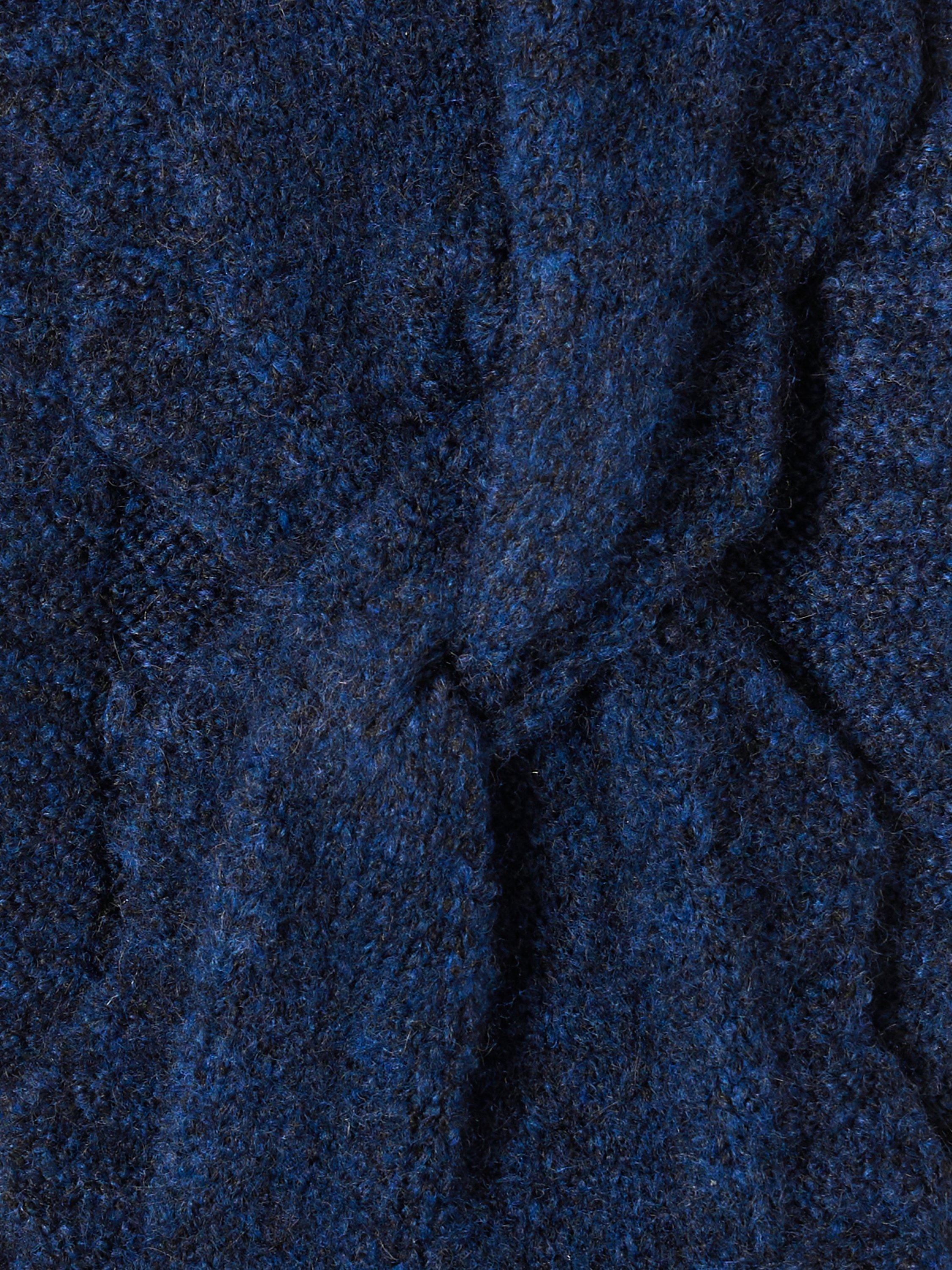 Product image 3 of 3, which shows ICHI Macha Knitted Headband, Total Eclipse, One Size