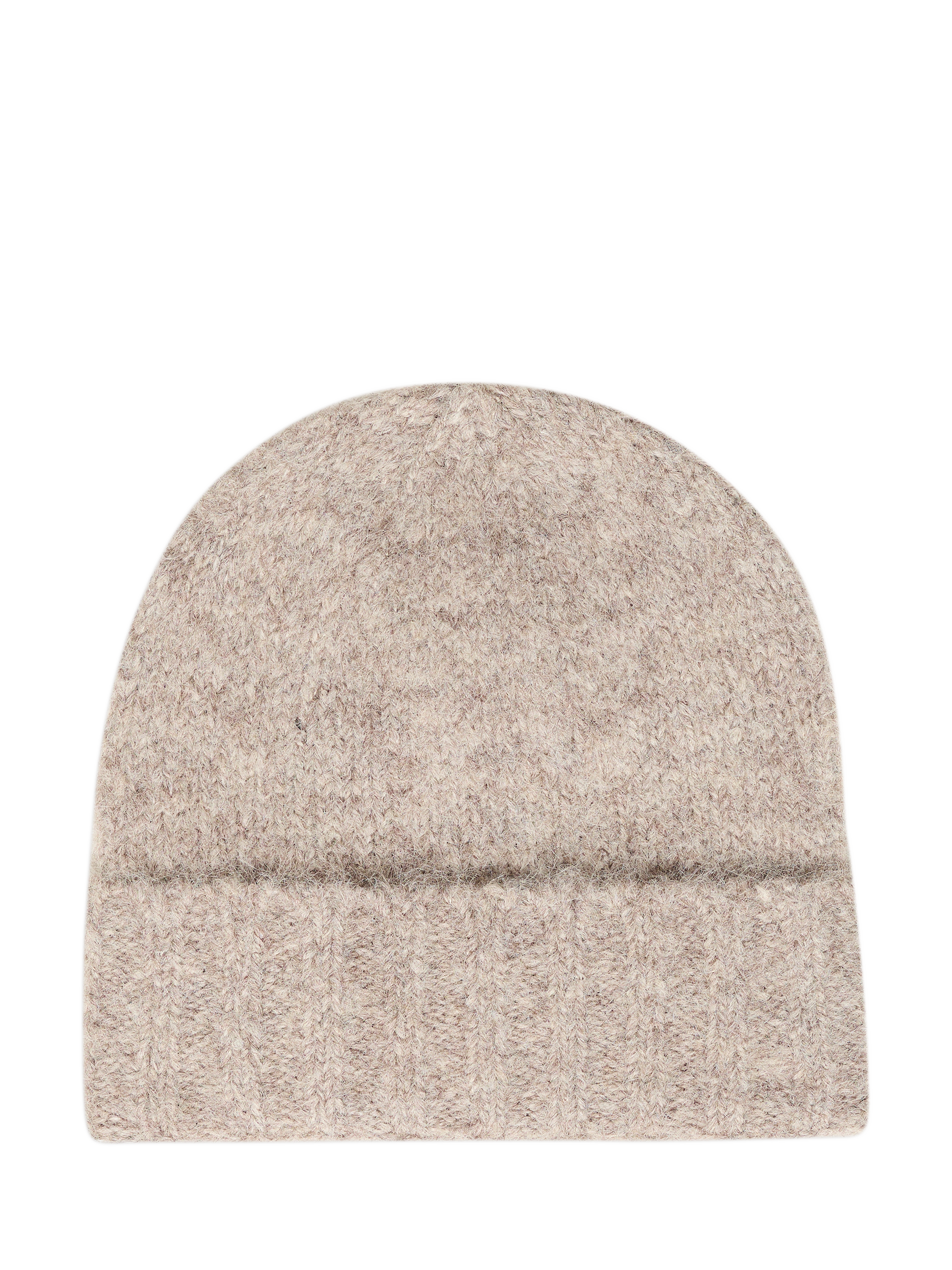 Product image 1 of 2, which shows ICHI Mona Beanie Hat, Oatmeal Melange, One Size