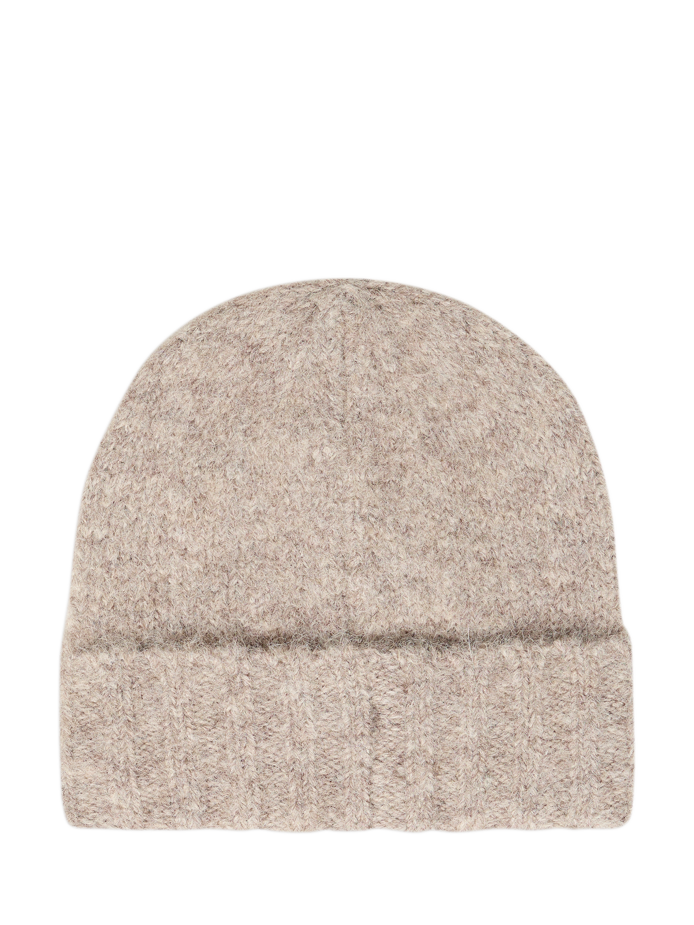 Product image 2 of 2, which shows ICHI Mona Beanie Hat, Oatmeal Melange, One Size