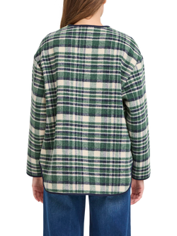 ICHI Johanna Check Jacket, Pineneedle - view 2, Pineneedle