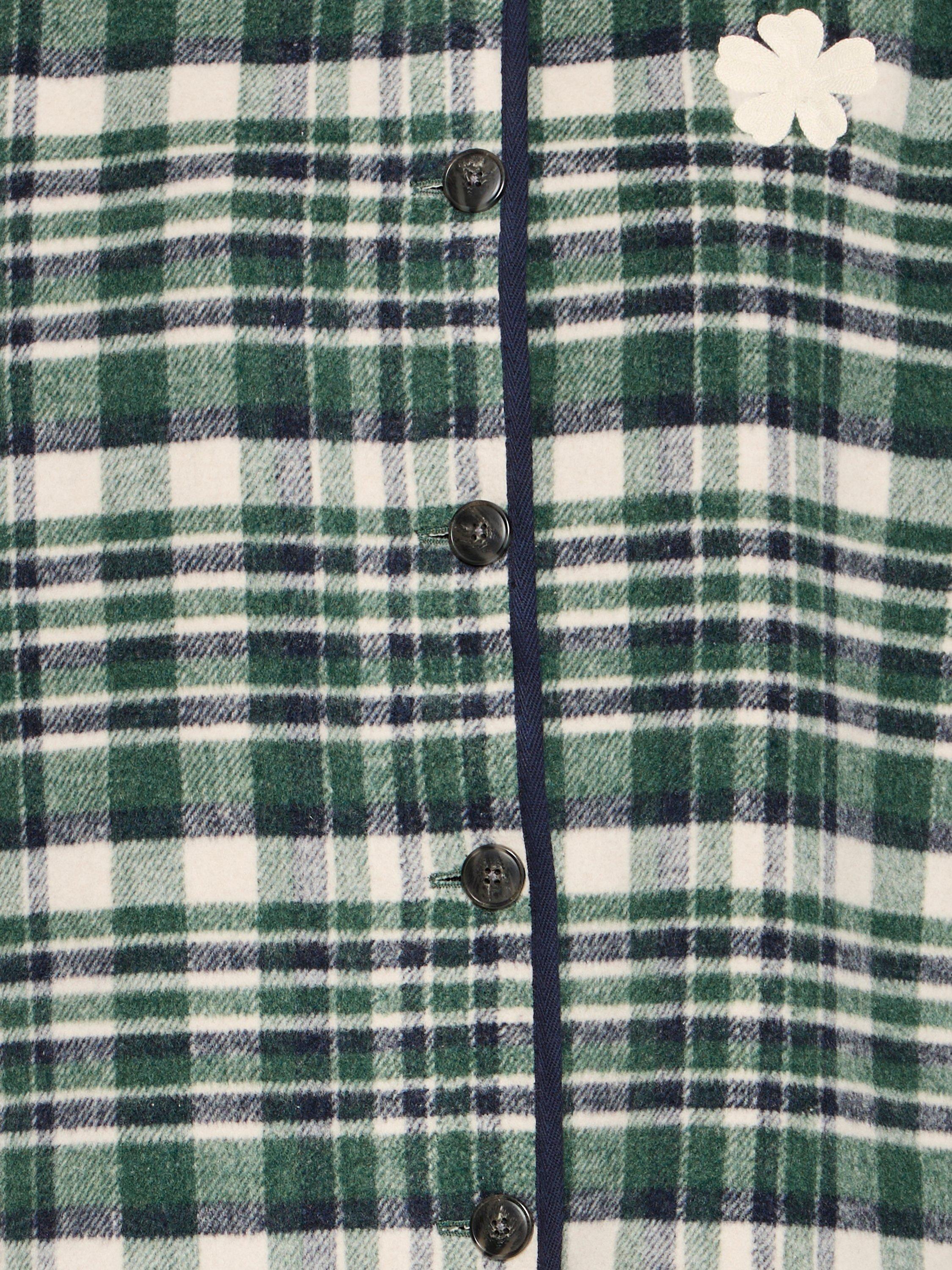 Product image 7 of 7, which shows ICHI Johanna Check Jacket, Pineneedle, 8