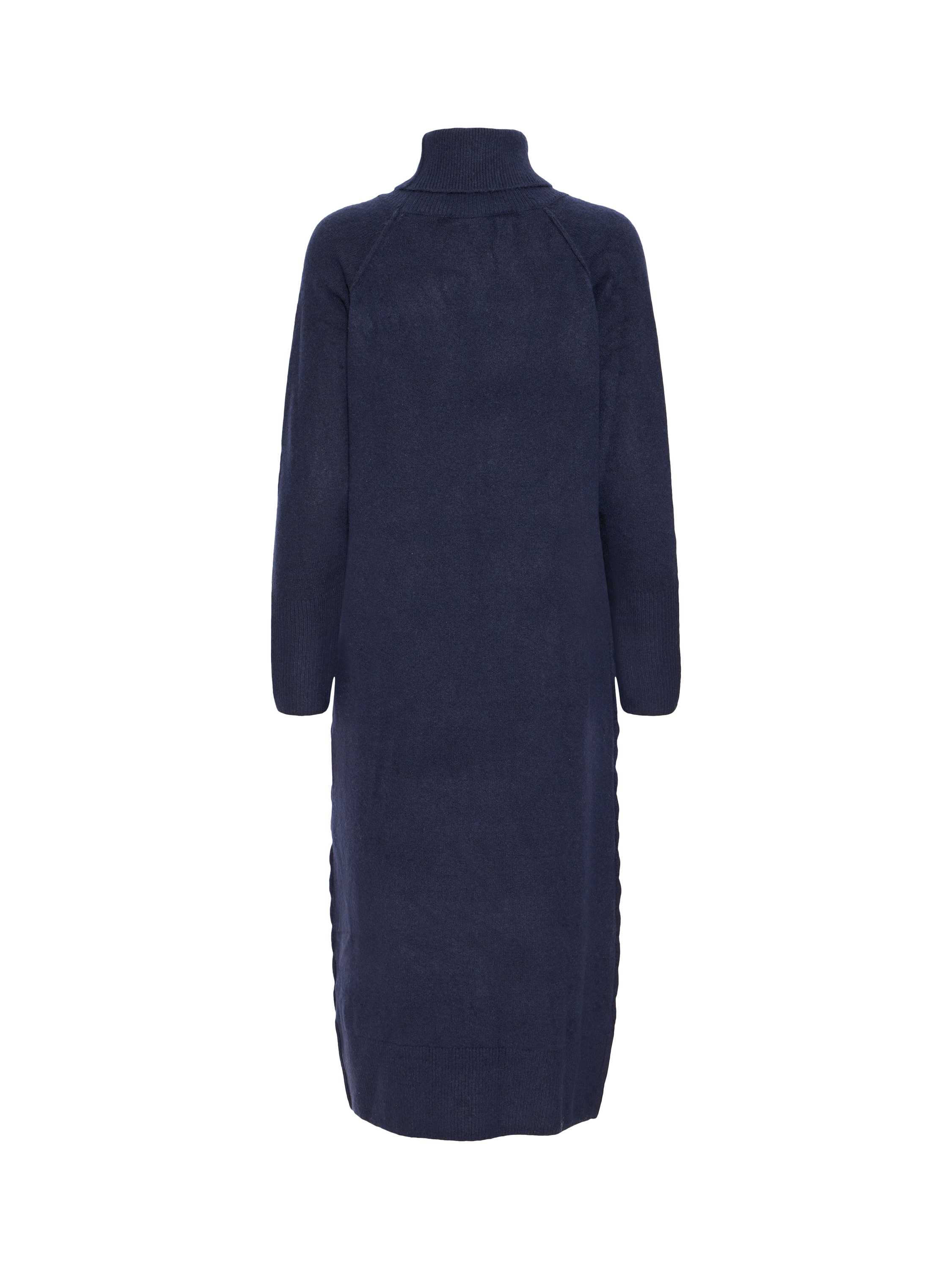 Product image 6 of 7, which shows ICHI Dasila Roll Neck Jumper Dress, Total Eclipse, XS