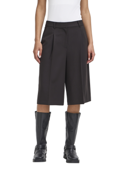 ICHI Filano Tailored Shorts, Black, Black