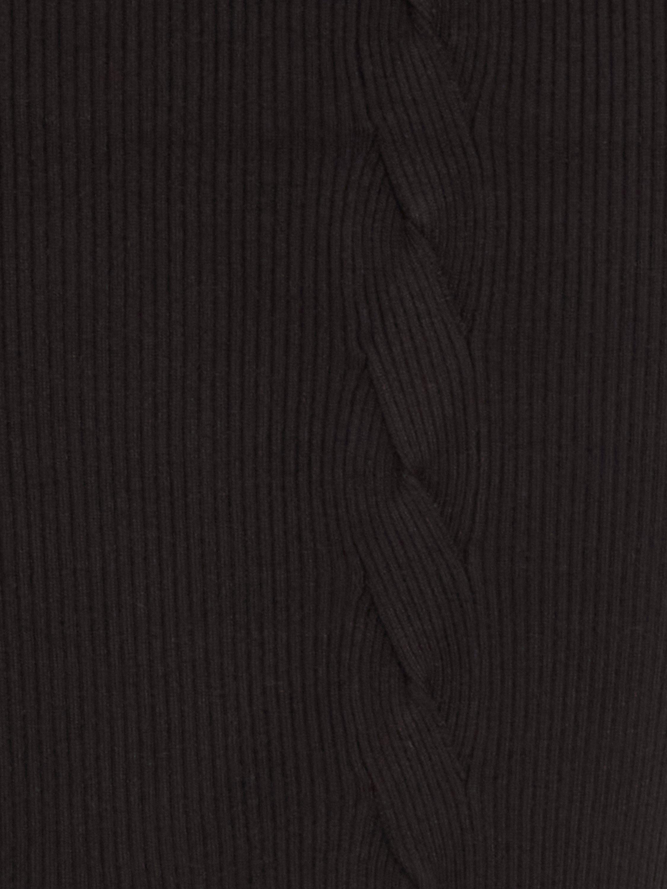 Product image 7 of 7, which shows ICHI Dollis Knitted Midi Skirt, Black, XS