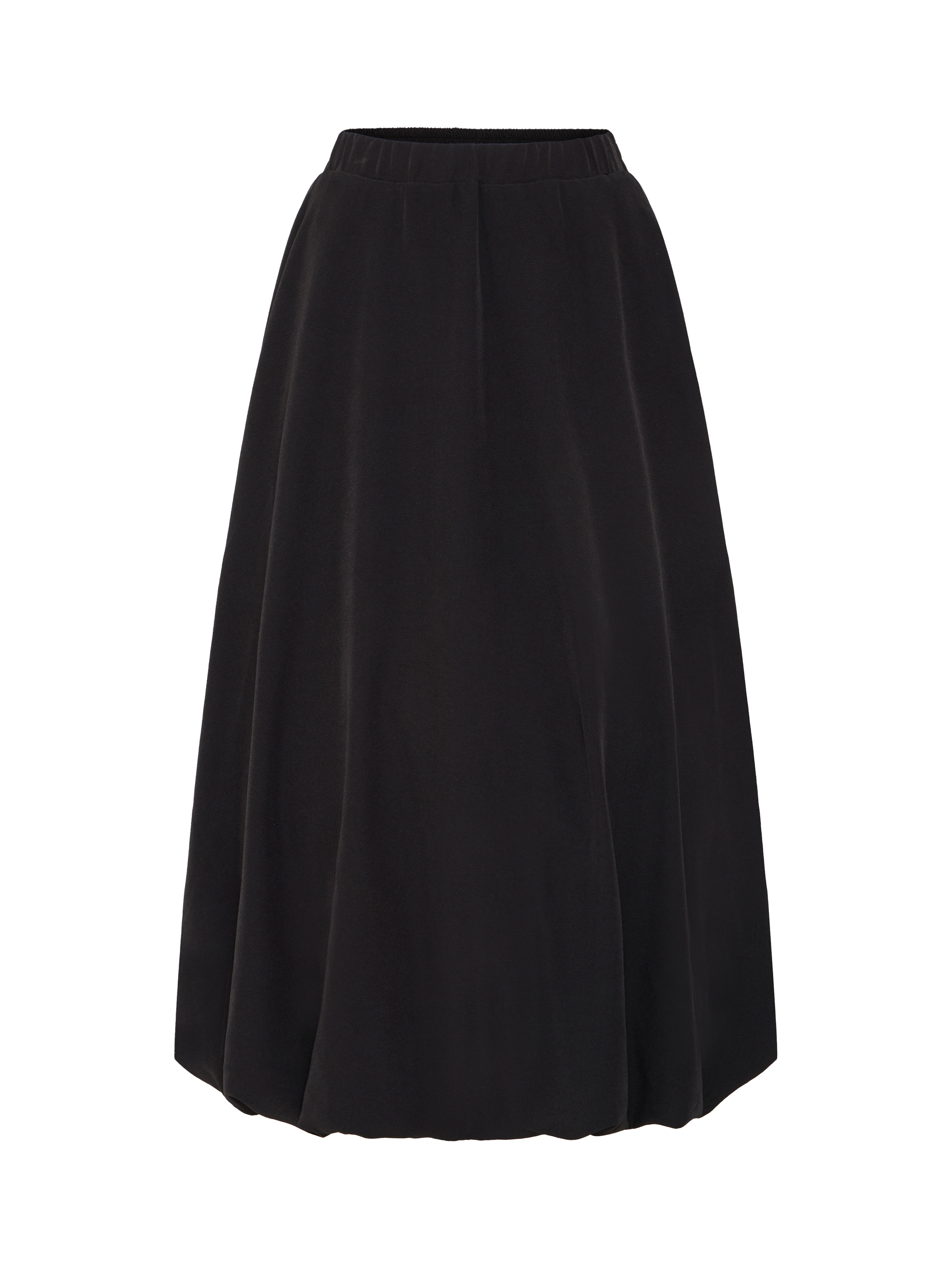Product image 5 of 7, which shows ICHI Lirina Midi Skirt, Black, 10