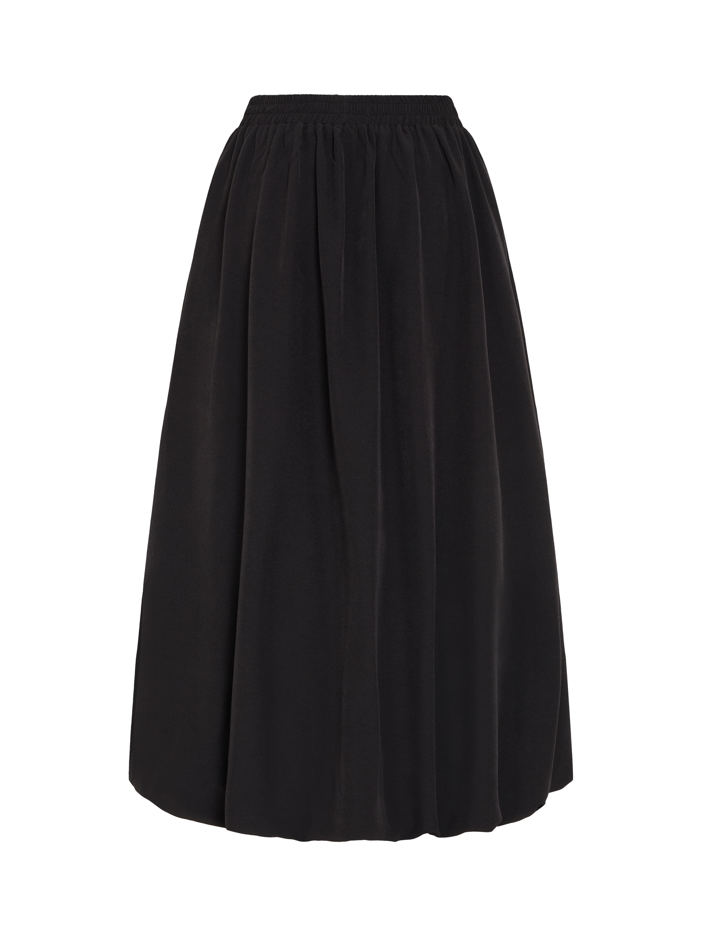 Product image 6 of 7, which shows ICHI Lirina Midi Skirt, Black, 10