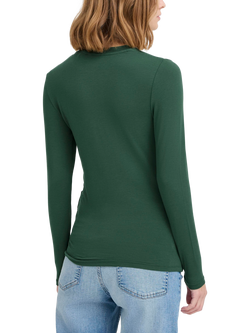 ICHI Philuca Long Sleeve Top, Pineneedle - view 2, Pineneedle