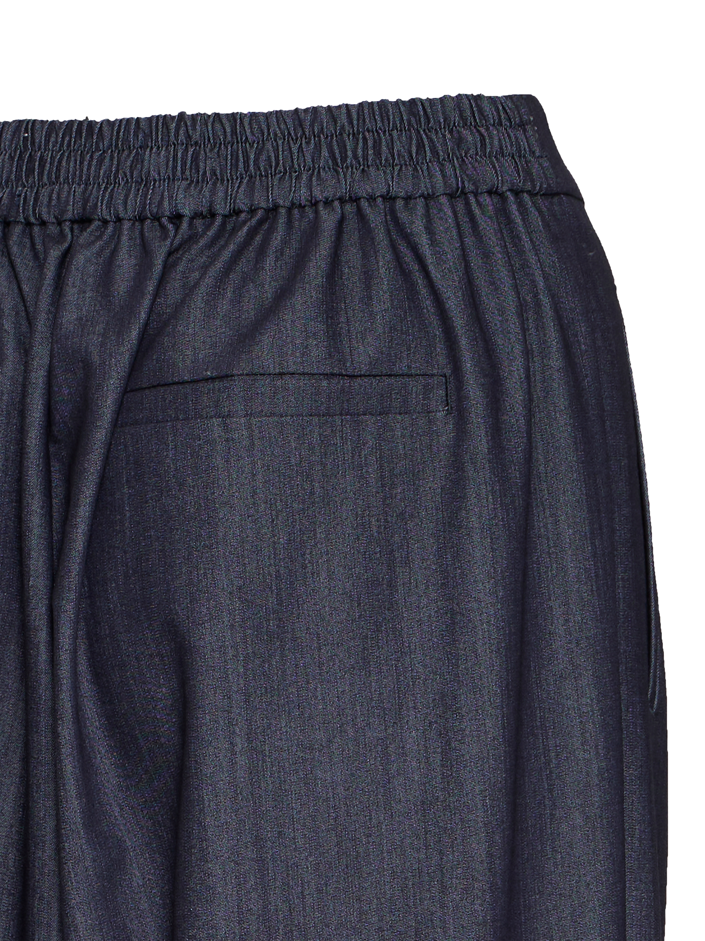 Product image 7 of 7, which shows ICHI Jumi Straight Trousers, Dark Blue, 8