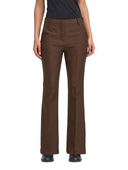 ICHI Lexi Tailored Trousers, Coffee Bean Melange, Coffee Bean Melange