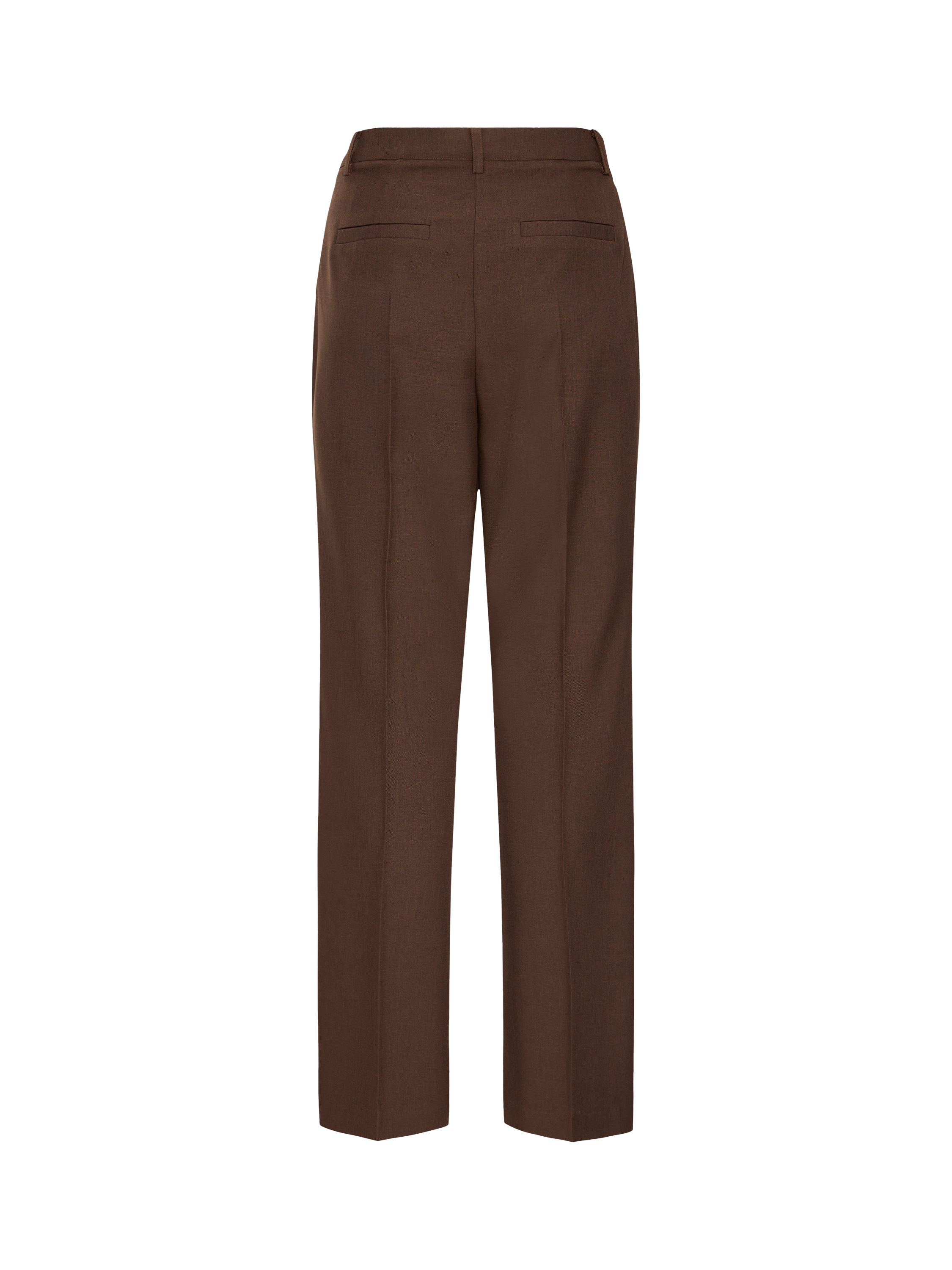 Product image 6 of 7, which shows ICHI Lexi Tailored Trousers, Coffee Bean Melange, 8