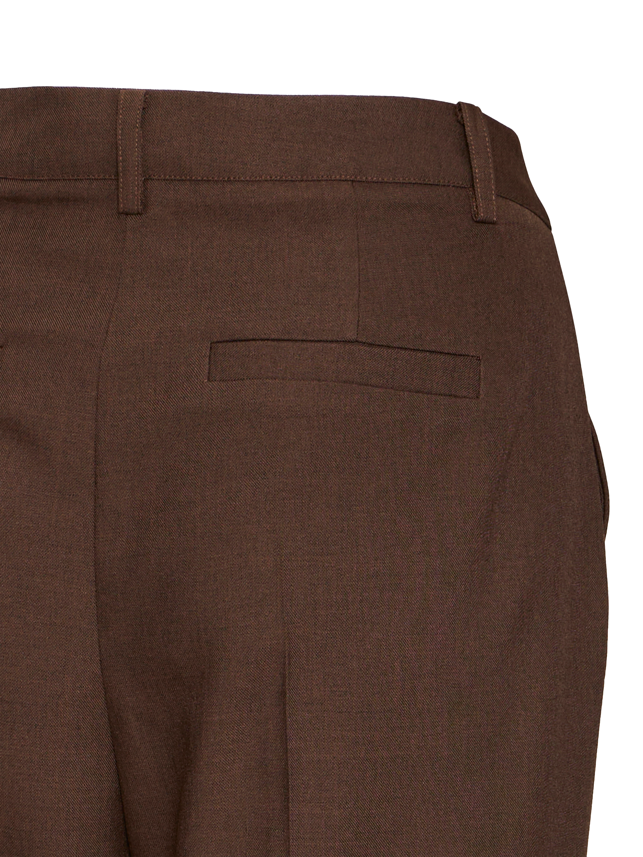 Product image 7 of 7, which shows ICHI Lexi Tailored Trousers, Coffee Bean Melange, 8