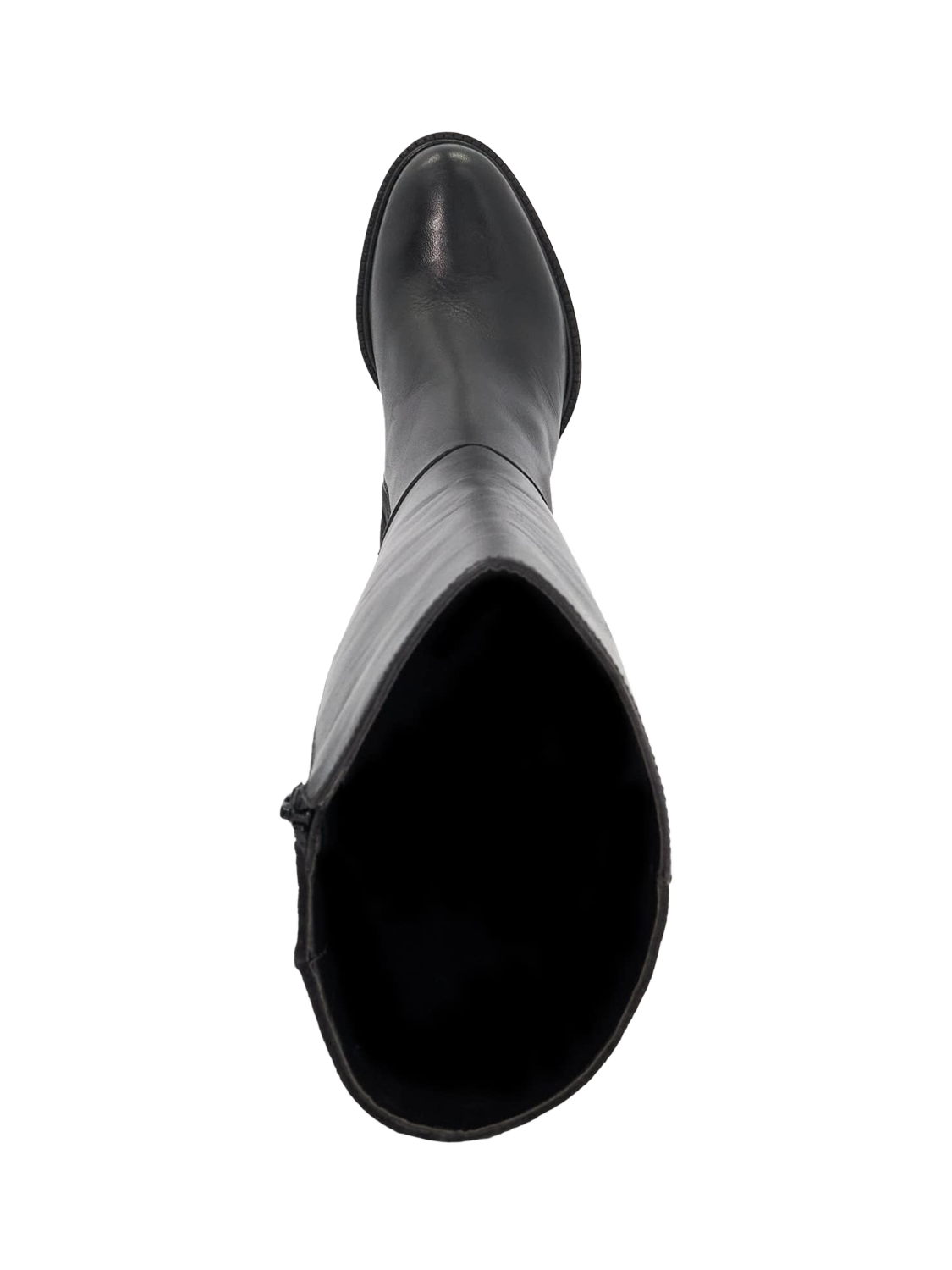 Product image 2 of 5, which shows Dune London Secretly Leather Blend Knee Boots, Black, EU36