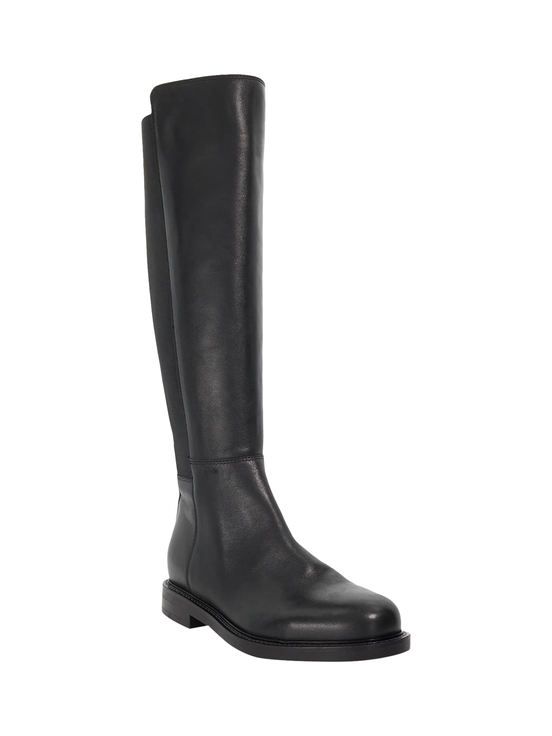 Product image 3 of 5, which shows Dune London Tallo Leather Blend Knee High Boots, Black, EU36