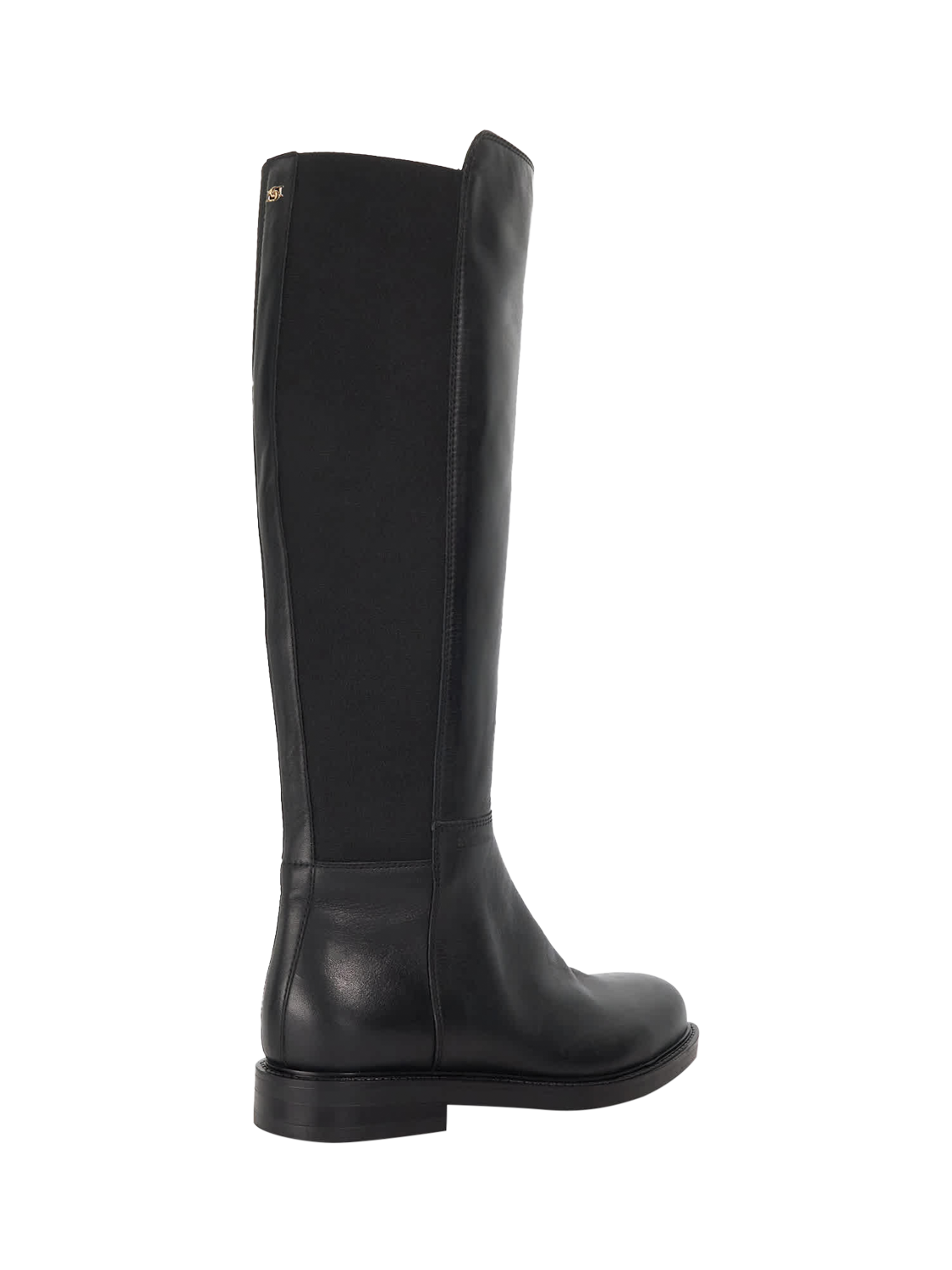Product image 4 of 5, which shows Dune London Tallo Leather Blend Knee High Boots, Black, EU36