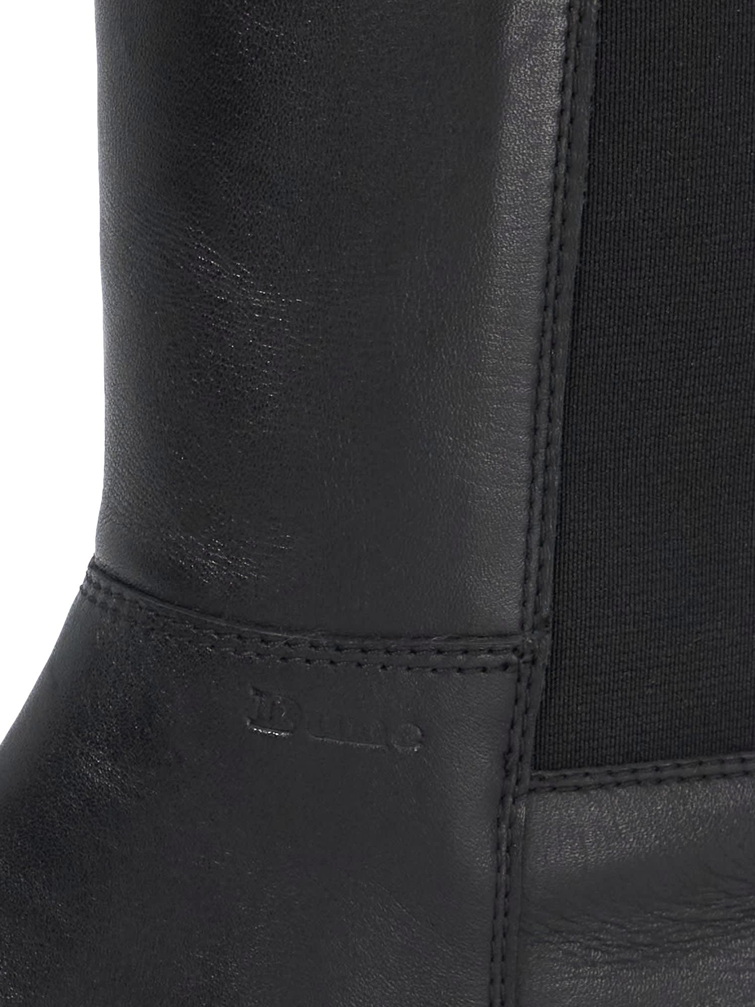 Product image 5 of 5, which shows Dune London Tallo Leather Blend Knee High Boots, Black, EU36