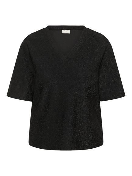 KAFFE Curve Criana T-Shirt, Black, Black