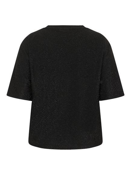 KAFFE Curve Criana T-Shirt, Black - view 2, Black