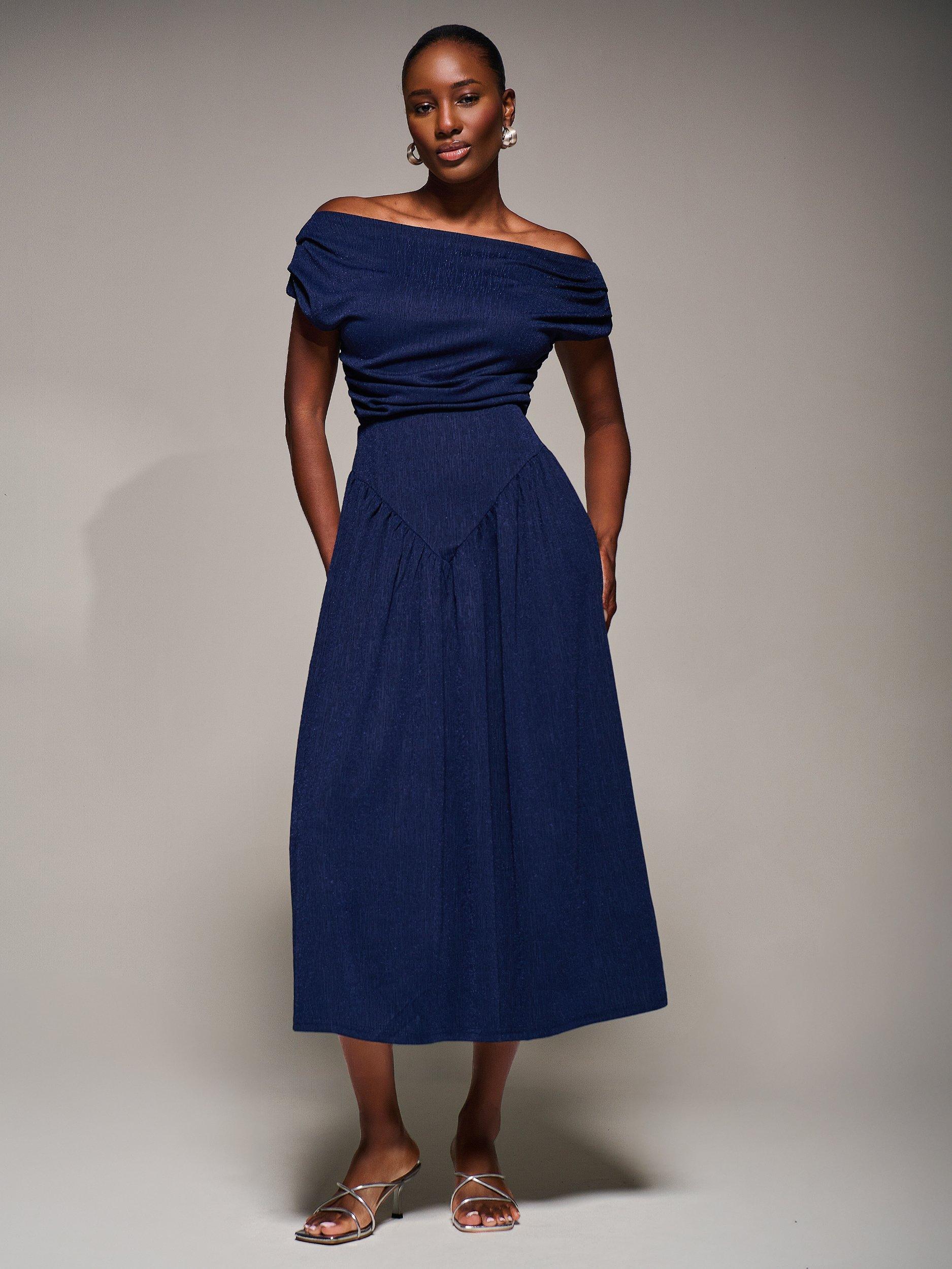 embellished cut-out asymmetric midaxi dress Tasha | One Shoulder Cut