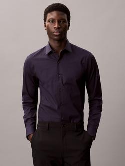 Calvin Klein Slim Fit Stretch Poplin Shirt, Night Sky