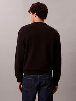 Calvin Klein Monogram Sweatshirt, Black - view 2, Black