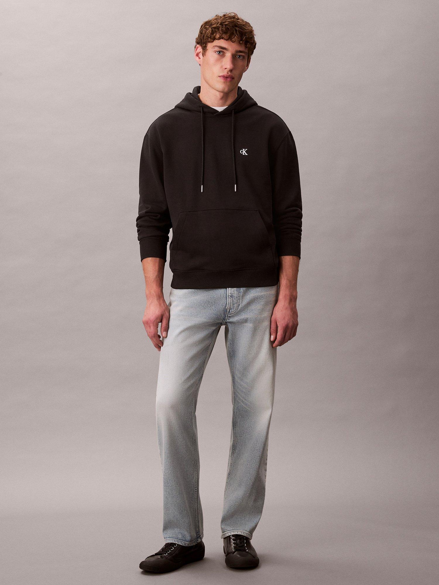 Product image 3 of 5, which shows Calvin Klein Monogram Hoodie, Black, XS