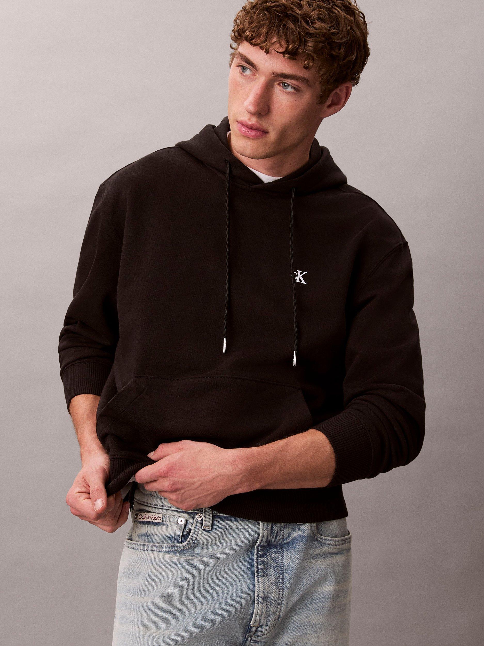 Product image 5 of 5, which shows Calvin Klein Monogram Hoodie, Black, XS