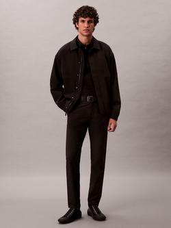 Calvin Klein Slim Fit Technical Trousers, Black, Black