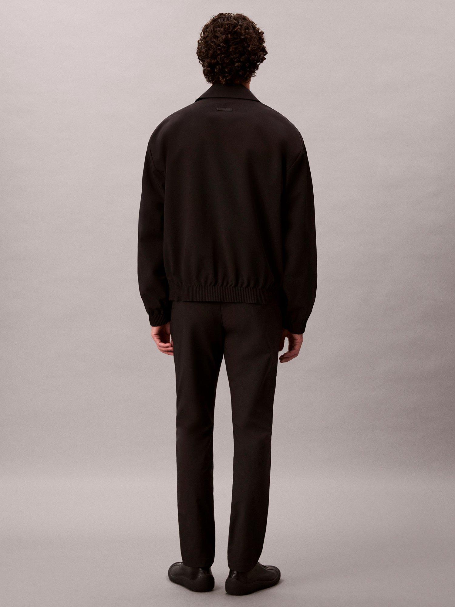 Product image 2 of 6, which shows Calvin Klein Slim Fit Technical Trousers, Black, 29R