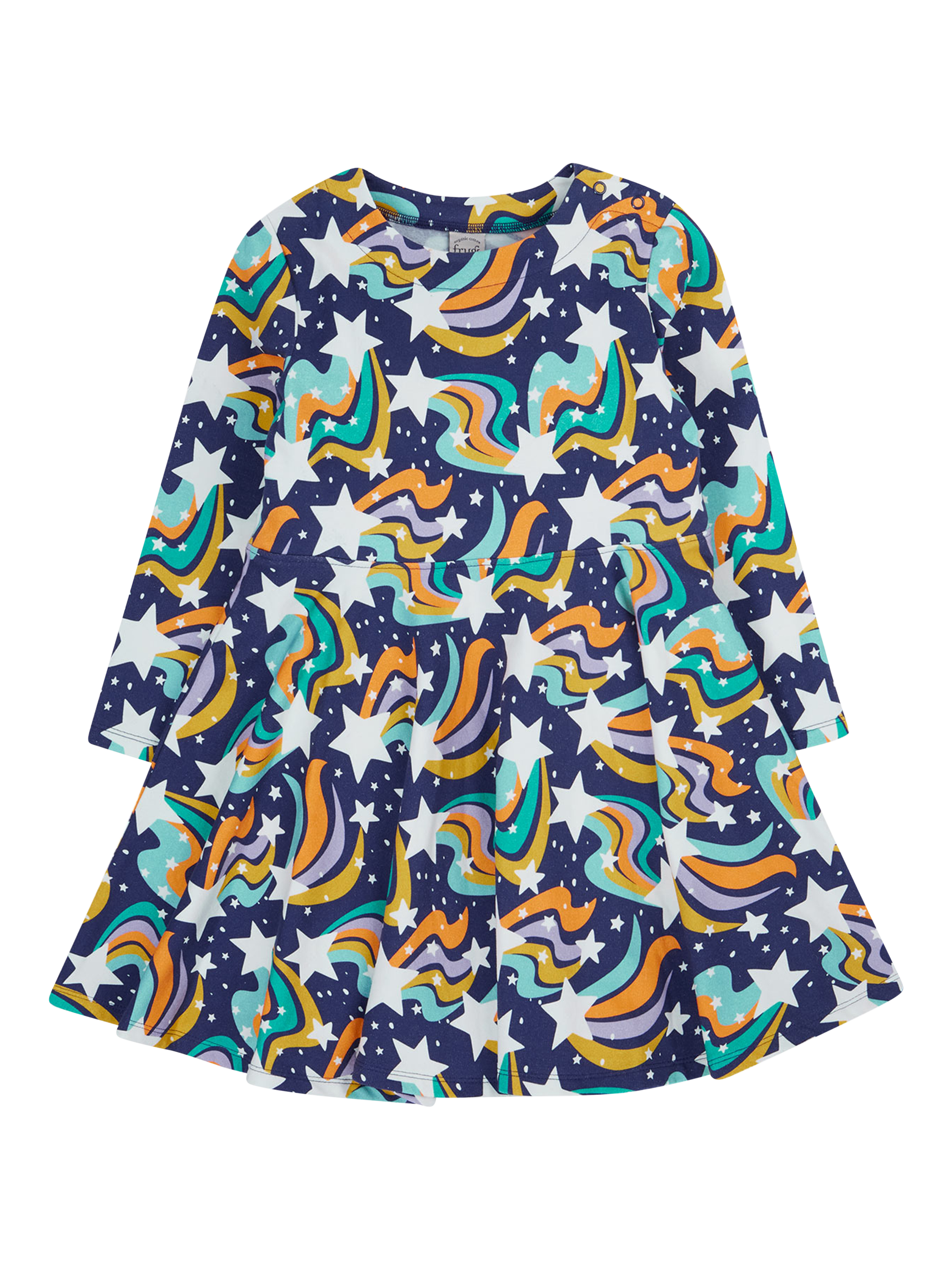 Party Dress John Lewis Star Dress Frugi Kids' Cotton Long Sleeved