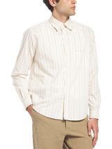 Barena Faziol Stripe Cotton Shirt, Mora