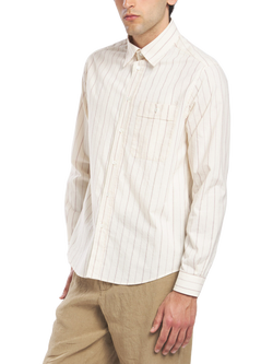 Barena Faziol Stripe Cotton Shirt, Mora - view 2, Mora