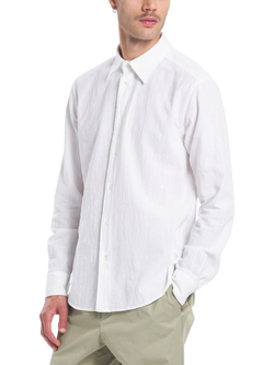 Barena Maridola Cotton Shirt, Bianco, Bianco