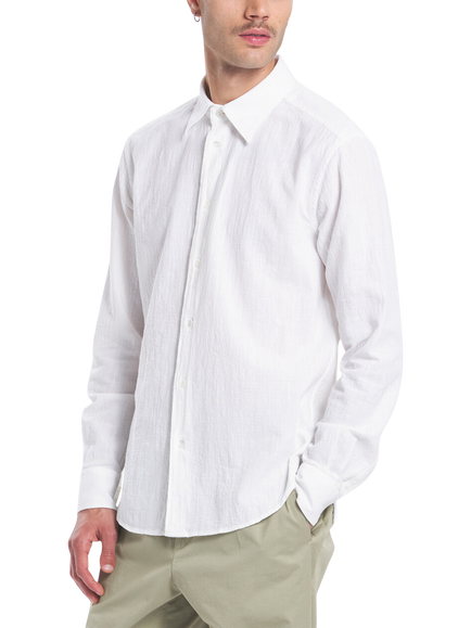 Barena Maridola Cotton Shirt, Bianco, Bianco