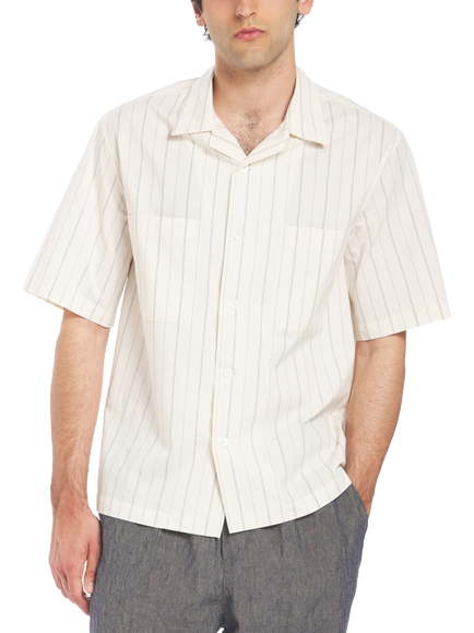 Barena Solana Cotton Shirt, Navy, Navy