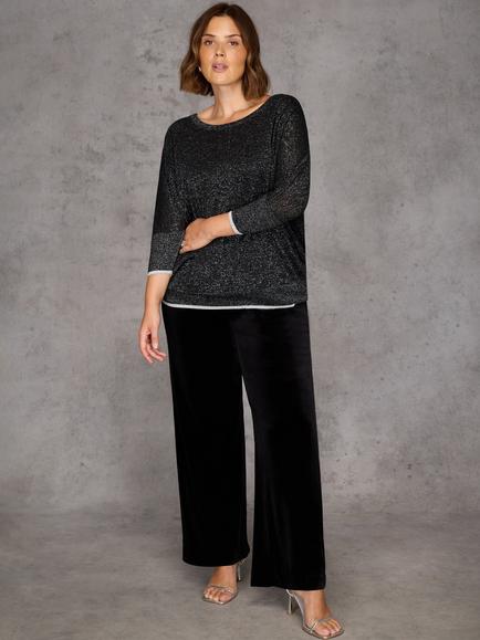 Live Unlimited Curve Sparkle Jumper, Black - view 2, Black