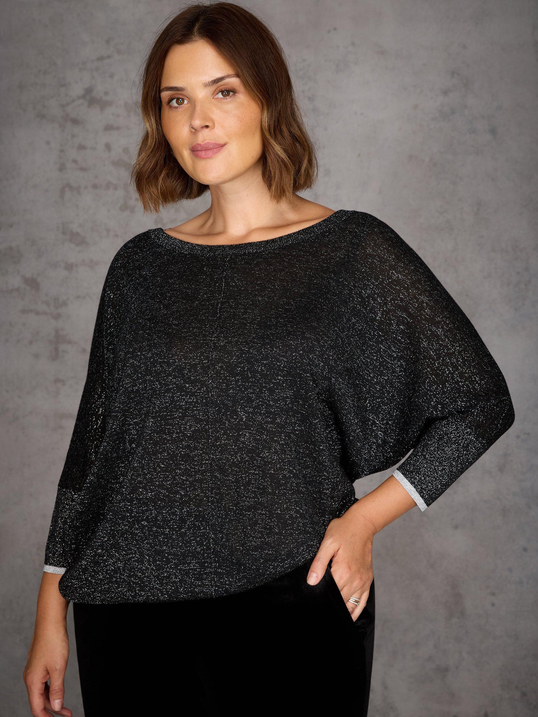 Product image 4 of 7, which shows Live Unlimited Curve Sparkle Jumper, Black, 12