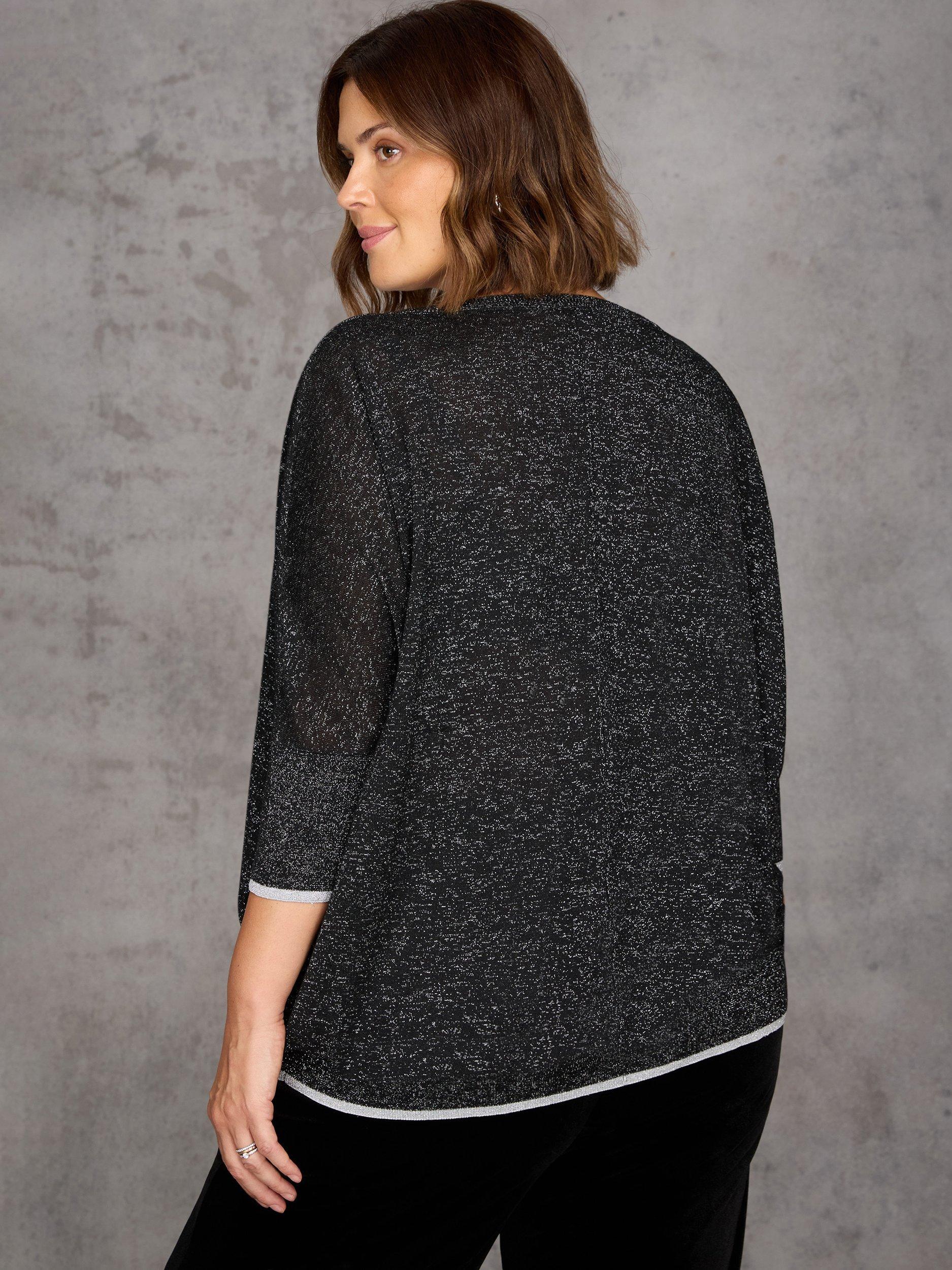 Product image 7 of 7, which shows Live Unlimited Curve Sparkle Jumper, Black, 12