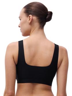 Chantelle Soft Stretch Power Scoop Neck Support Bralette - view 2, Black